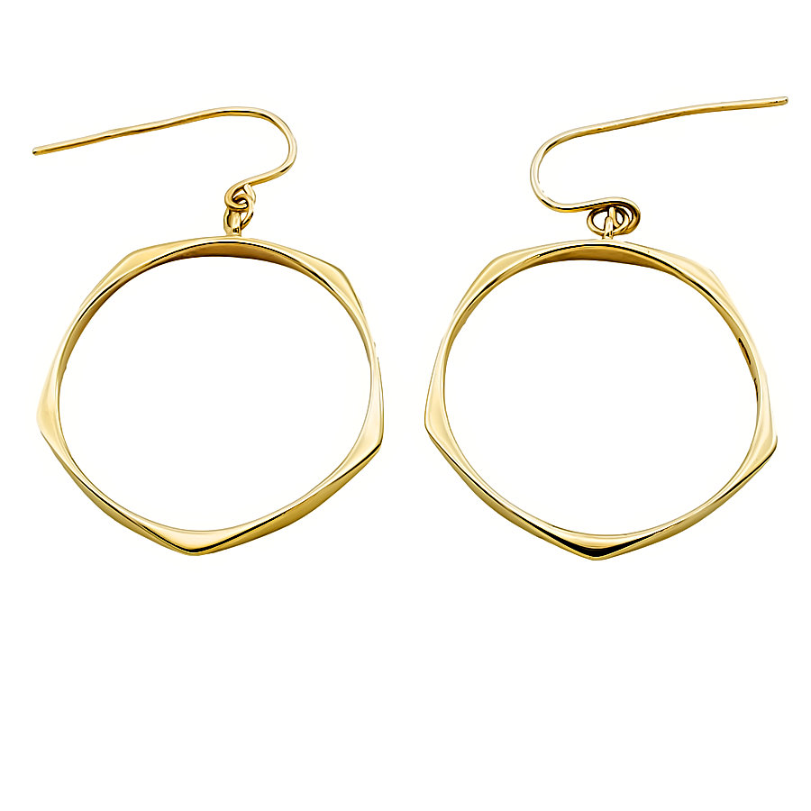 9ct Gold 4.7g Hoop Earrings